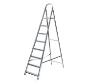 Стремянка, 8 ступеней, стальная, оцинкованная// Сибртех