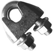 Зажим оцинк. канатный DIN 1142  26,0 мм
