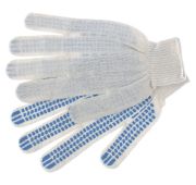 Перчатки х/б с ПВХ, протектор 35 г, 10 кл, 10 пар в упаковке Россия