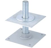 Анкер, регулируемый по высоте, ARH(100)-24, цинк Россия Сибртех