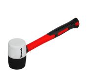 Киянка резиновая, 225 г, черно-белая резина, фибергласовая рукоятка Matrix