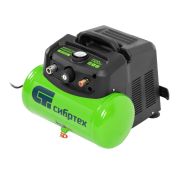 Компрессор воздушный безмаслянный BL 1100/6 1100Вт, ресивер 6 литров, 180 л/мин// Сибртех