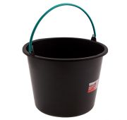 Ведро строительное пластмассовое 12 л, ударопрочное, обрезиненная ручка// Matrix