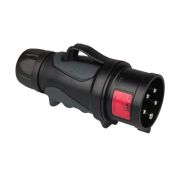 Кабельная розетка 3Р+N+E 32А IP44 черная