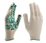 Перчатки садовые х/б, ПВХ покрытие, «Летний сад», 10 класс Palisad Россия