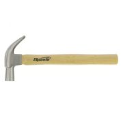 Молоток-гвоздодер, 450 г, боек 27 мм, деревянная рукоятка Sparta