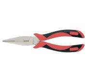 Длинногубцы прямые Grand, 200 мм, никелированные, двухкомпонентные рукоятки Matrix