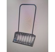 Движок для уборки снега оцинкованный, 735x385x1120 мм, стальная рукоятка, Россия// Сибртех