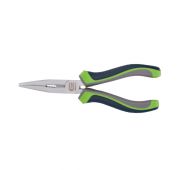 Длинногубцы прямые, 180 мм, трехкомпонентные рукоятки Сибртех