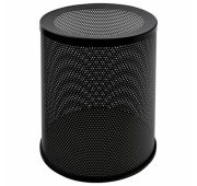 Корзина для бумаг 250 низ. перф. черный