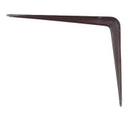 Кронштейн угловой с ребром, 400 x 450 мм, коричневый// Сибртех