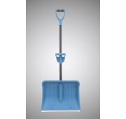 Лопата для уборки снега 500х400 мм с металл. черенком