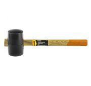 Киянка резиновая, 450 г, черная резина, деревянная рукоятка Sparta