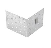 Крепежный уголок равносторонний 2 мм, KUR 100 х 100 х 80 мм Россия Сибртех