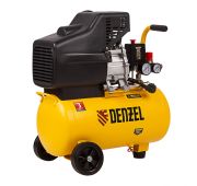 Компрессор воздушный DC1500/24, прямой привод, 1.5 кВт, 24 литра, 220 л/мин Denzel