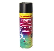 Краска-спрей +20% ABRO MASTERS (черная глянцевая)