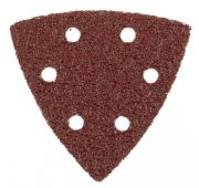 Треугольник абразивный на ворсовой подложке под «липучку», перфорированный, P 40, 93 мм, 5 шт Matrix