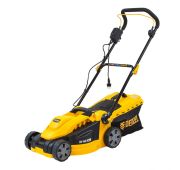 Газонокосилка электрическая GM-1600, 1600 Вт, ширина 36 см, 3 уровя, травосборник 35 л. Denzel