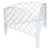 Забор декоративный «Сетка», 24 х 320 см, белый, Россия, Palisad Забор декоративный «Сетка» 24 х 320