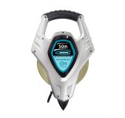 Рулетка геодезическая 50 м х 13 мм, откр. корп, металлическая лента, Super-Нейлон, двусторонняя шкал