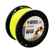 Леска для триммераквадрат, 2,0мм х 251м, на DIN катушке FLEX CORD// Denzel