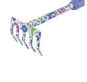 Грабли 5 - зубые, 85 х 420 мм, стальные, удлиненная рукоятка, Flower Mint, Palisad