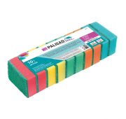 Губки для посуды Optima, 90 x 64 x 25 мм, 10 шт., Home Palisad