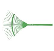 Грабли веерные стальные, 410 х 1500 мм, 22 круглых зуба, эмалированные, стальной черенок, Palisad