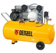 Компрессор пневматический 2.2кВт, 370л/мин, 100л//DENZEL