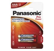 Батарейка Тип «ААА» Panasonic LR03 Pro Power 2шт/бл